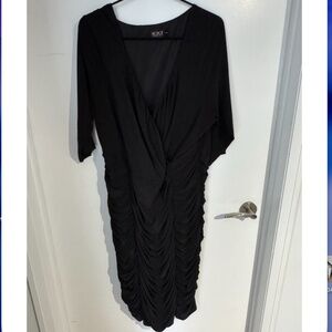 Igigi - Black dress with elbow length sleeves 22/24